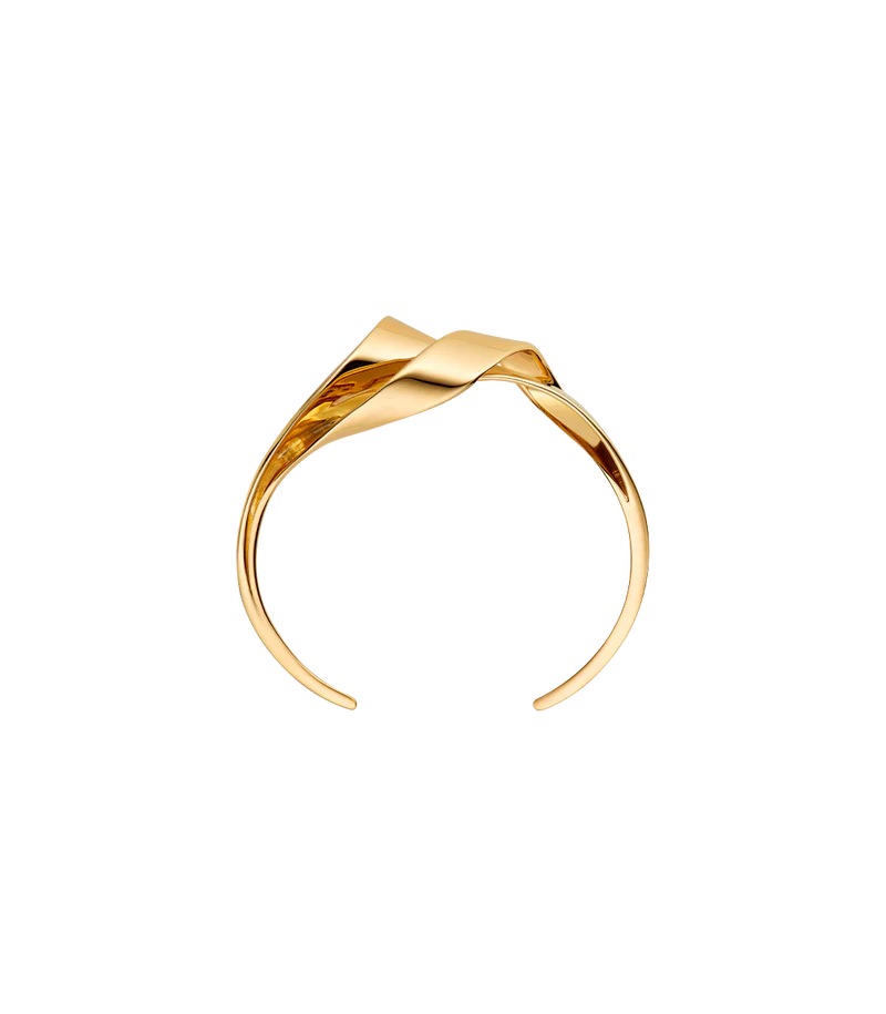Éole Cuff - 24 carat gold gilded