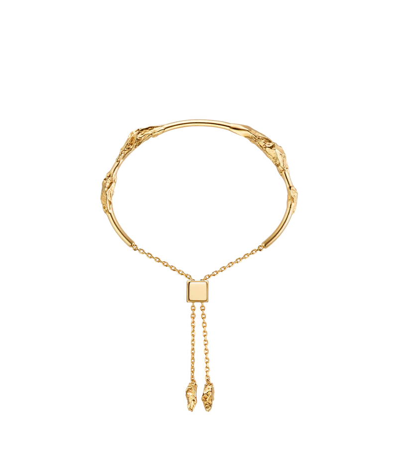 Eroz Bangle - 24 carat gold gilded