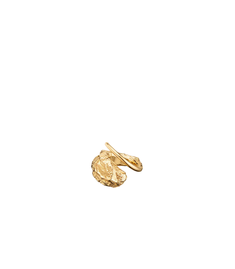 Eroz Ring - 24 carat gold gilded