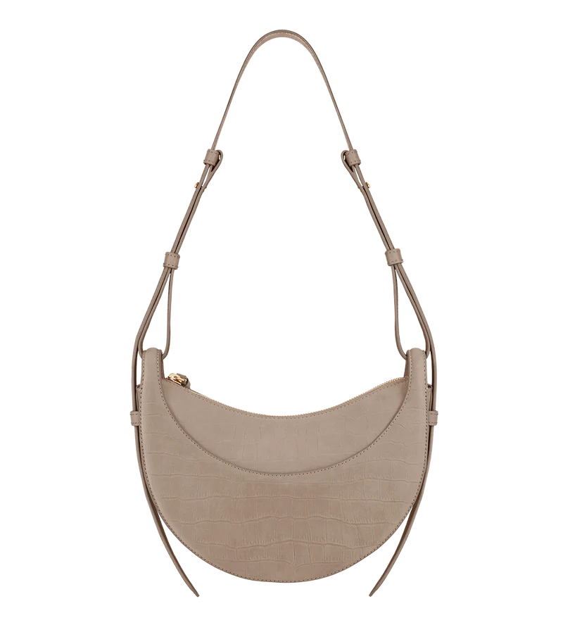 Numéro Dix - Crocodile Nubuck Taupe